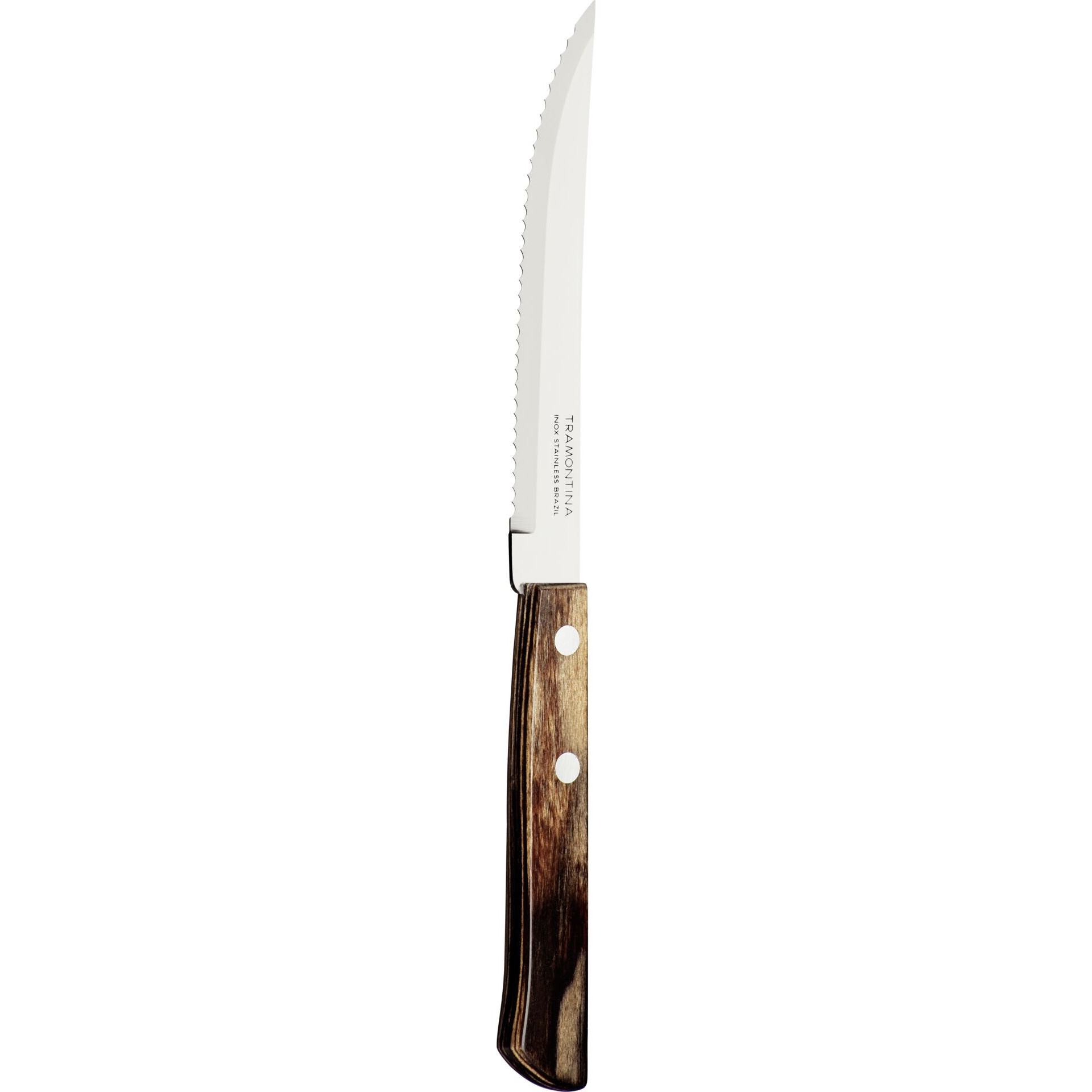 Steak-/Pizzabesteck "Churrasco" Messer L: 21cm braun